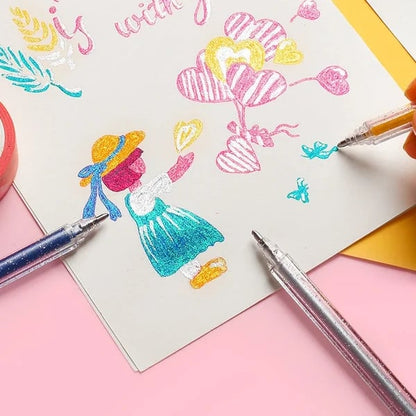 🎨 Stylos gel colorés – Couleurs vibrantes et créativité sans limite | -58% ⚡
