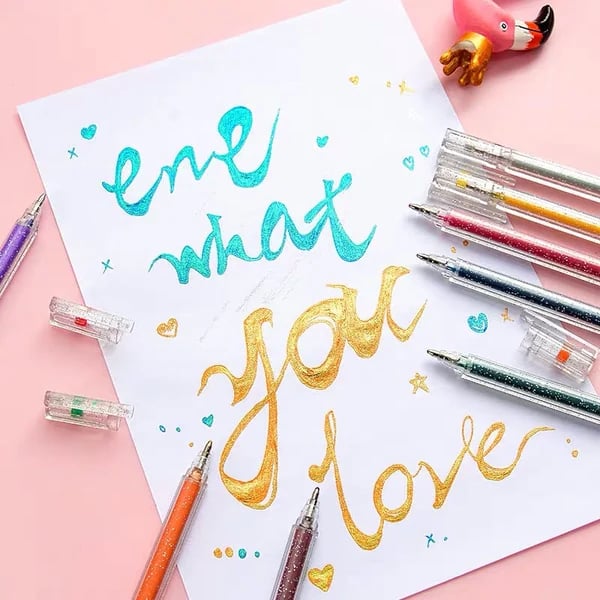 🎨 Stylos gel colorés – Couleurs vibrantes et créativité sans limite | -58% ⚡