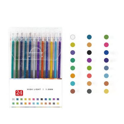 🎨 Stylos gel colorés – Couleurs vibrantes et créativité sans limite | -58% ⚡