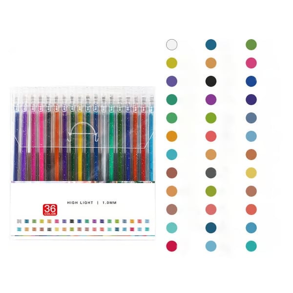 🎨 Stylos gel colorés – Couleurs vibrantes et créativité sans limite | -58% ⚡