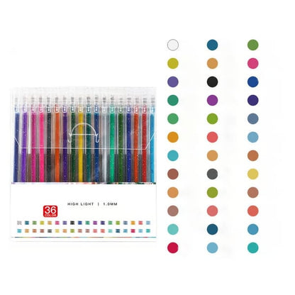 🎨 Stylos gel colorés – Couleurs vibrantes et créativité sans limite | -58% ⚡