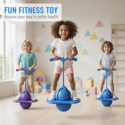 🤸‍♀️ Ballon Pogo Fitness – Défi de saut ultime 🔥 Renforce les jambes, améliore l’équilibre & fun garanti pour enfants et adultes – saut silencieux & résistant 🏋️‍♂️