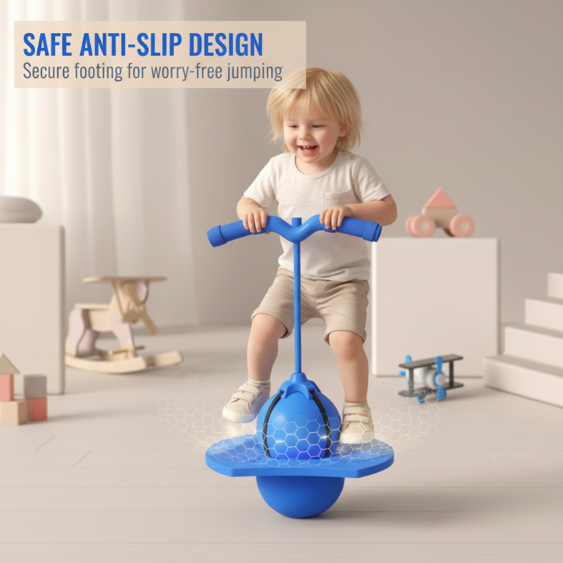 🤸‍♀️ Ballon Pogo Fitness – Défi de saut ultime 🔥 Renforce les jambes, améliore l’équilibre & fun garanti pour enfants et adultes – saut silencieux & résistant 🏋️‍♂️
