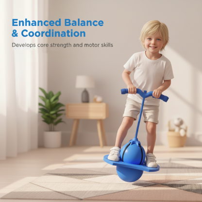🤸‍♀️ Ballon Pogo Fitness – Défi de saut ultime 🔥 Renforce les jambes, améliore l’équilibre & fun garanti pour enfants et adultes – saut silencieux & résistant 🏋️‍♂️