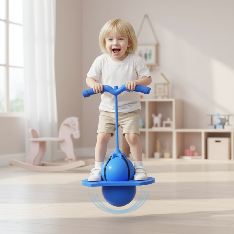 🤸‍♀️ Ballon Pogo Fitness – Défi de saut ultime 🔥 Renforce les jambes, améliore l’équilibre & fun garanti pour enfants et adultes – saut silencieux & résistant 🏋️‍♂️