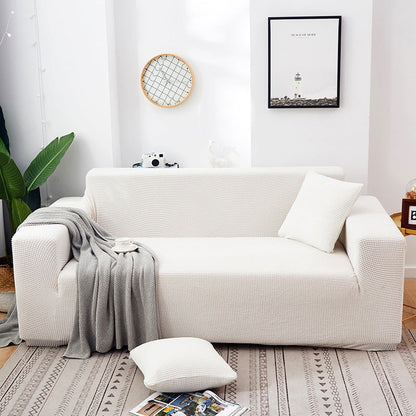 🛋️ 50% DE RÉDUCTION! 🧵 Housse de Canapé Extensible en Maille Jacquard – Anti-Dérapante, Douce & Ajustement Universel 🏠