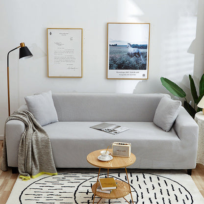 🛋️ 50% DE RÉDUCTION! 🧵 Housse de Canapé Extensible en Maille Jacquard – Anti-Dérapante, Douce & Ajustement Universel 🏠