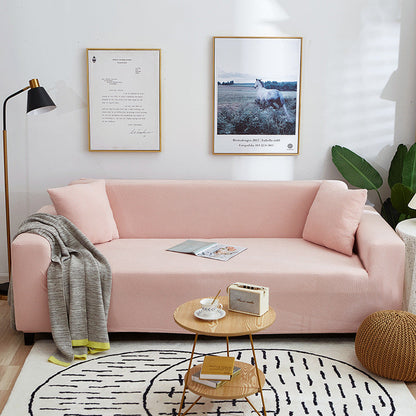 🛋️ 50% DE RÉDUCTION! 🧵 Housse de Canapé Extensible en Maille Jacquard – Anti-Dérapante, Douce & Ajustement Universel 🏠