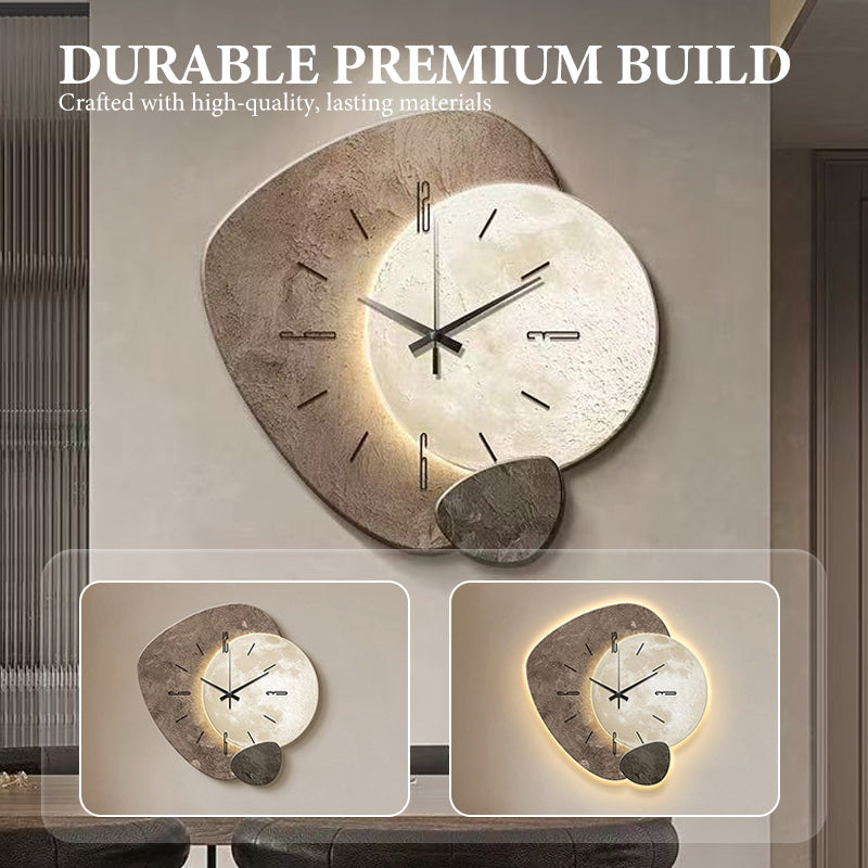 🕰️ 50 % de réduction + livraison gratuite 🌲 Horloge Murale Style Nordique – Design Minimaliste, Silencieuse & Décor Moderne ✨