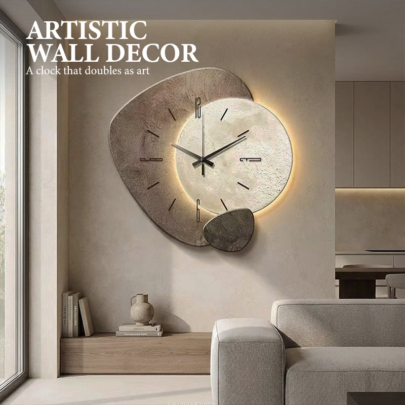 🕰️ 50 % de réduction + livraison gratuite 🌲 Horloge Murale Style Nordique – Design Minimaliste, Silencieuse & Décor Moderne ✨