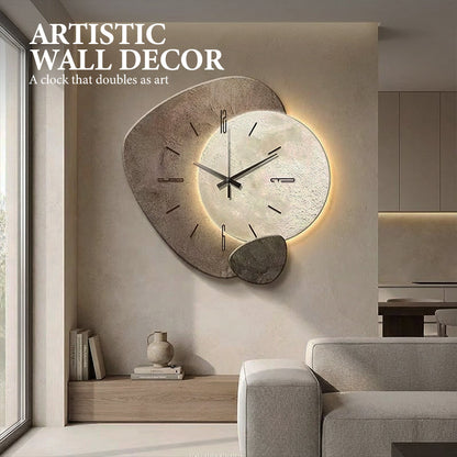 🕰️ 50 % de réduction + livraison gratuite 🌲 Horloge Murale Style Nordique – Design Minimaliste, Silencieuse & Décor Moderne ✨