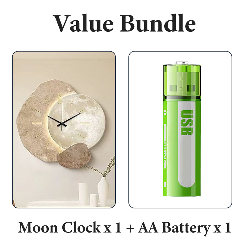 🕰️ 50 % de réduction + livraison gratuite 🌲 Horloge Murale Style Nordique – Design Minimaliste, Silencieuse & Décor Moderne ✨