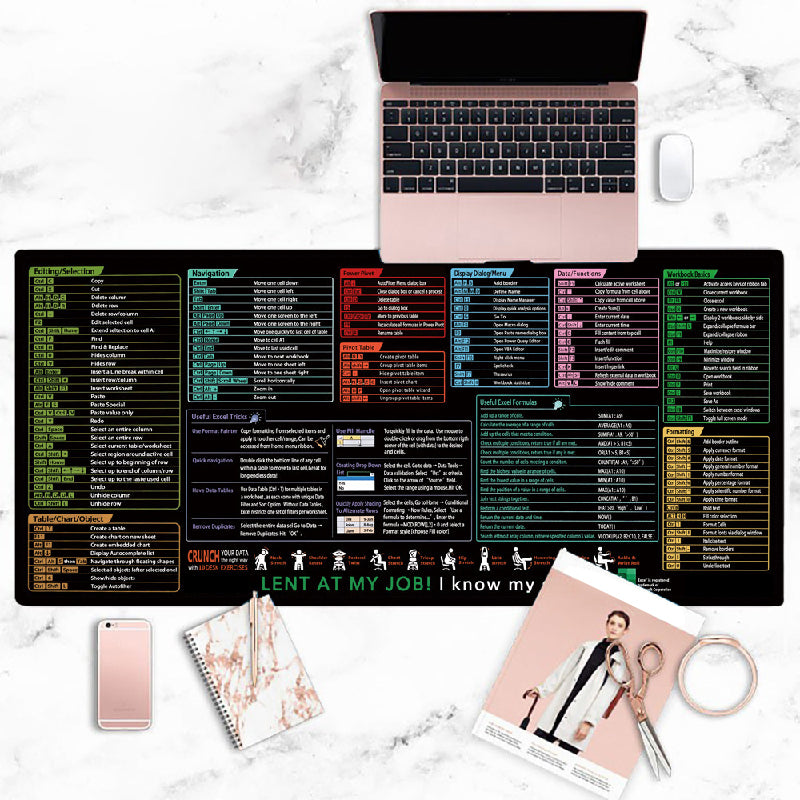 Tapis de bureau antidérapant et résistant aux taches pour le bureau