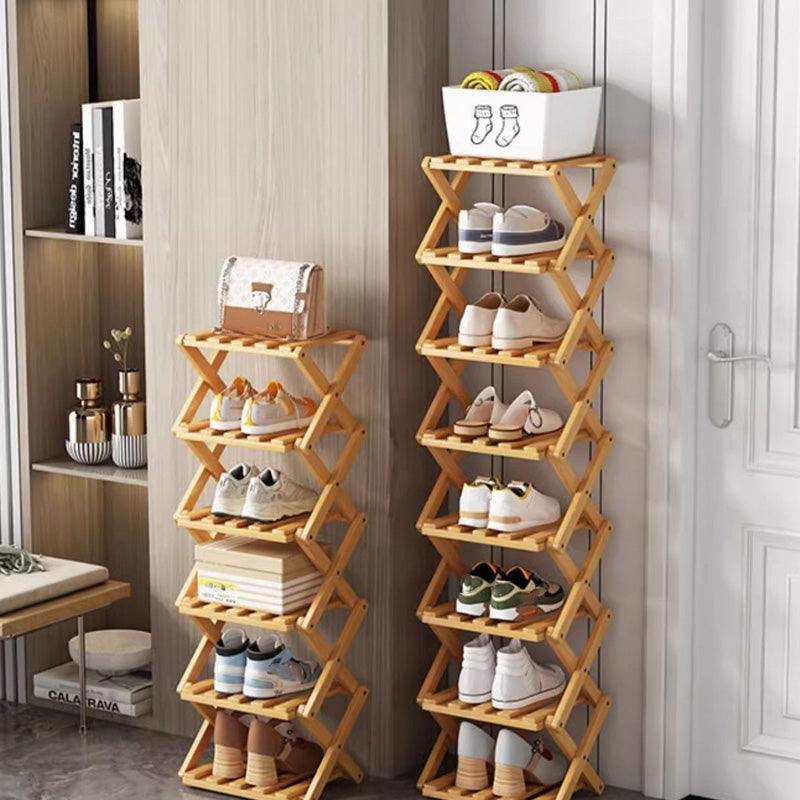 🔈🔈60 % DE RÉDUCTION !!👟Étagère à chaussures pliable et résistante en bambou