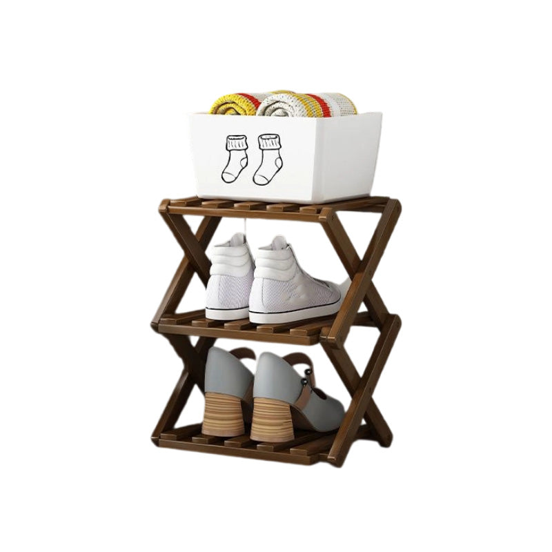 🔈🔈60 % DE RÉDUCTION !!👟Étagère à chaussures pliable et résistante en bambou