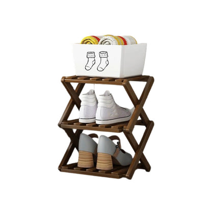 🔈🔈60 % DE RÉDUCTION !!👟Étagère à chaussures pliable et résistante en bambou