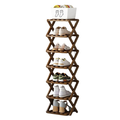 🔈🔈60 % DE RÉDUCTION !!👟Étagère à chaussures pliable et résistante en bambou