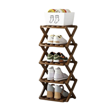 🔈🔈60 % DE RÉDUCTION !!👟Étagère à chaussures pliable et résistante en bambou
