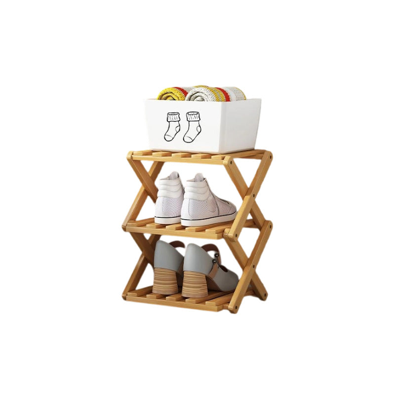 🔈🔈60 % DE RÉDUCTION !!👟Étagère à chaussures pliable et résistante en bambou
