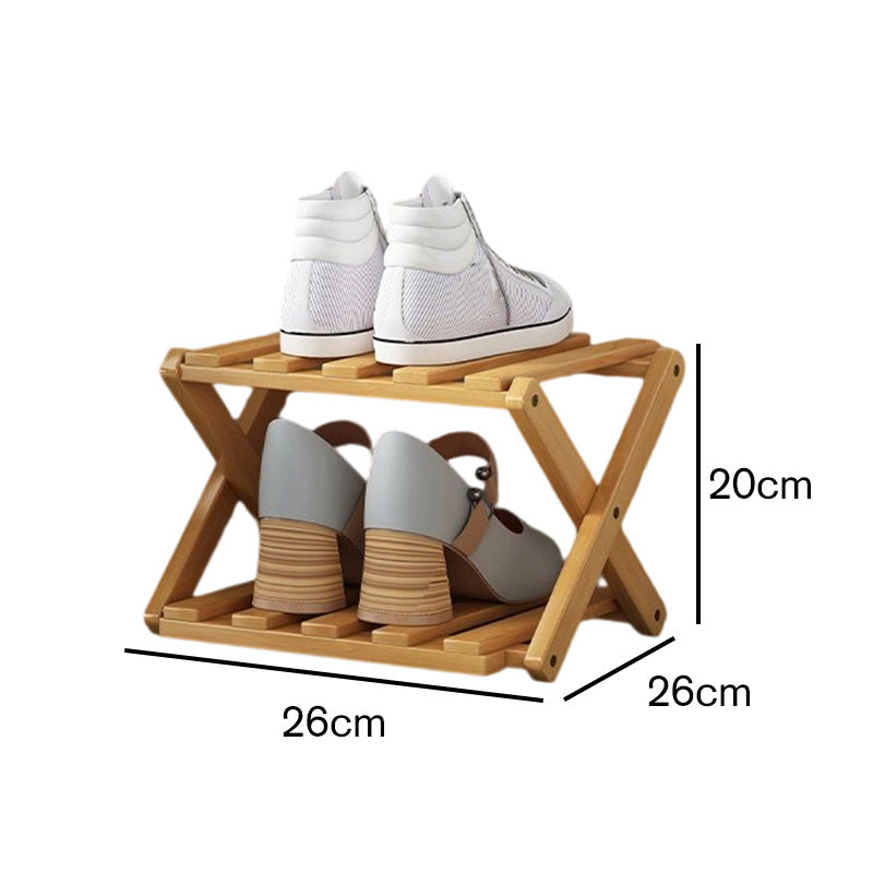 🔈🔈60 % DE RÉDUCTION !!👟Étagère à chaussures pliable et résistante en bambou