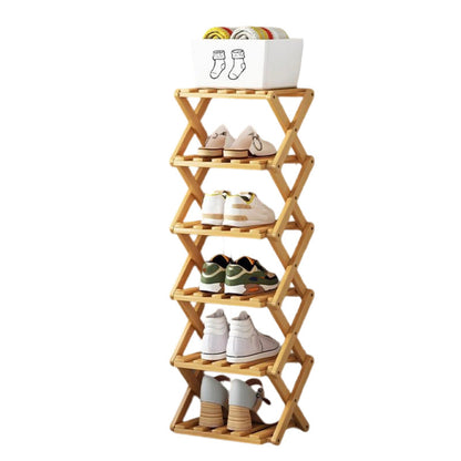 🔈🔈60 % DE RÉDUCTION !!👟Étagère à chaussures pliable et résistante en bambou