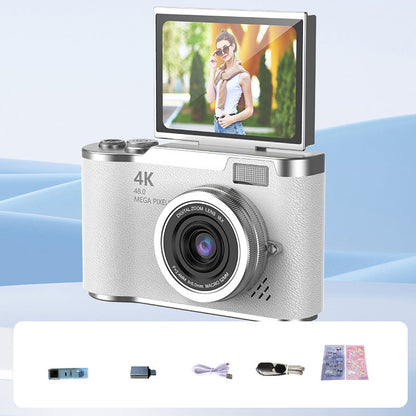 📸 50% DE RÉDUCTION + LIVRAISON GRATUITE ✨ Appareil Photo Numérique 4K HD à Écran Rabattable – Autofocus, Zoom 16X & Parfait pour Vlogs & Photos 🎥