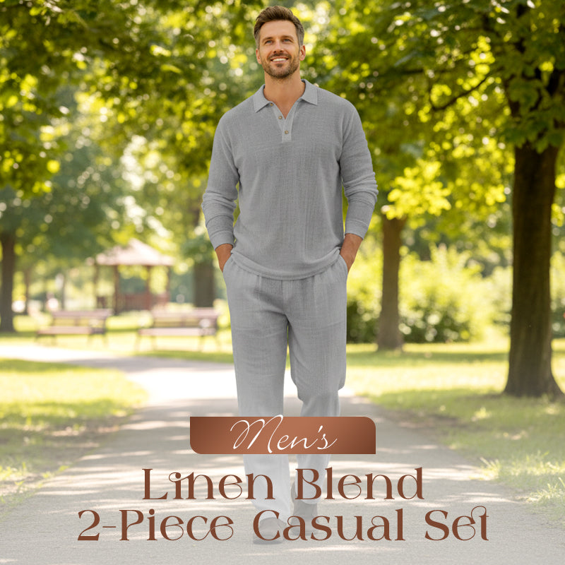 💎 -51% SUR L'ENSEMBLE 2 PIÈCES EN LIN ! 💎 Respirant, Coupe Ample & Poches Pratiques pour Homme 👕