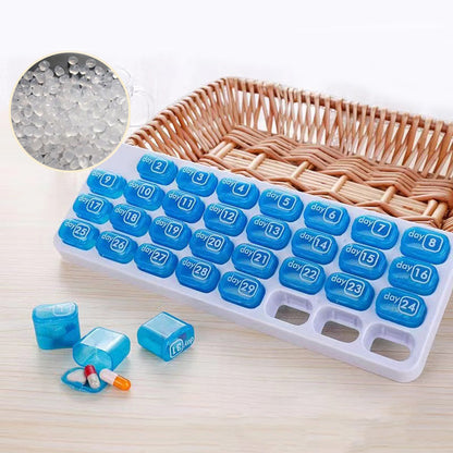 🐣💊 Pilulier Mensuel 31 Jours Portable | Pratique & Compact | Promo Pâques ✨