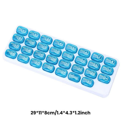🐣💊 Pilulier Mensuel 31 Jours Portable | Pratique & Compact | Promo Pâques ✨