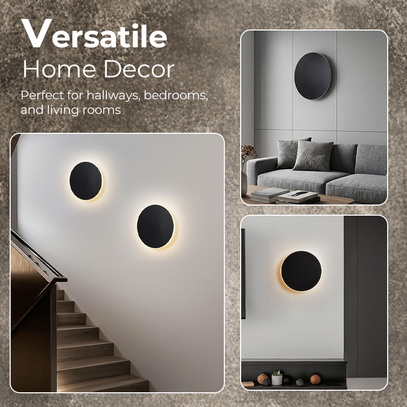 📢📢50 % de réduction !! ⏰Appliques murales LED rondes modernes