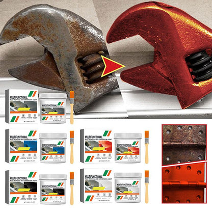 🛡️ ACHETEZ 2, OFFERT 1 ! ⚙️ Agent Multifonctionnel de Dérouillage & Conversion Métallique – Élimine la Rouille, Protège le Métal & Prépare pour la Peinture 🔧