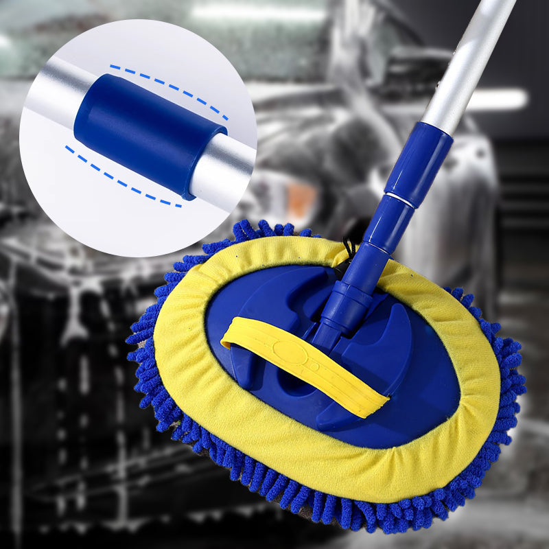 🔥 Grande promotion + 50 % de réduction 🔥Brosse télescopique pour le lavage de voiture avec long manche en aluminium résistant