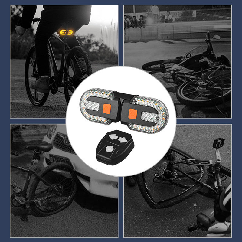 🚴  🔦 Feu arrière clignotant sans fil pour vélo – Capteur de freinage automatique, plus de 30 modes d'éclairage et rechargeable par USB ⚡