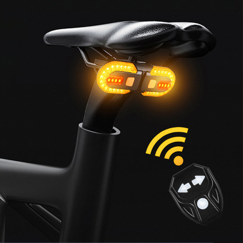 🚴  🔦 Feu arrière clignotant sans fil pour vélo – Capteur de freinage automatique, plus de 30 modes d'éclairage et rechargeable par USB ⚡