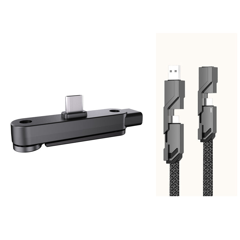 💎 50% DE RÉDUCTION ! 💎 Adaptateur de Charge Rapide 240W avec Support Téléphone Pliable à 360° – Compatible USB-C, Compact & Multifonction 🔌📱