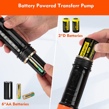 ⛽ 50% DE RÉDUCTION! 🔋 Pompe de Transfert Électrique Portable Multi-Usage – Puissante, Compacte & Idéale pour Carburant, Eau & Liquides 🚗