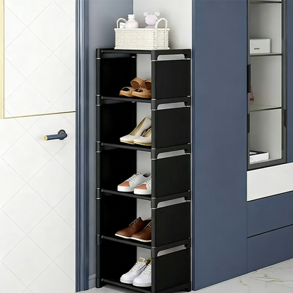 👠 56% DE RÉDUCTION MAINTENANT ! 🚪 Étagère à chaussures verticale pour entrée – Peu encombrante, cadre en métal robuste et assemblage facile 👟