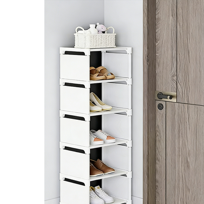 👠 56% DE RÉDUCTION MAINTENANT ! 🚪 Étagère à chaussures verticale pour entrée – Peu encombrante, cadre en métal robuste et assemblage facile 👟