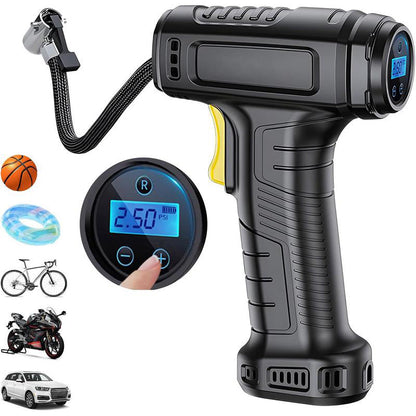 💎 55% DE RÉDUCTION + livraison gratuite 💎 Compresseur d’Air Portable Sans Fil avec Affichage Numérique – Gonflage Rapide, Préréglage Intelligent & Lampe LED 🔋🚗
