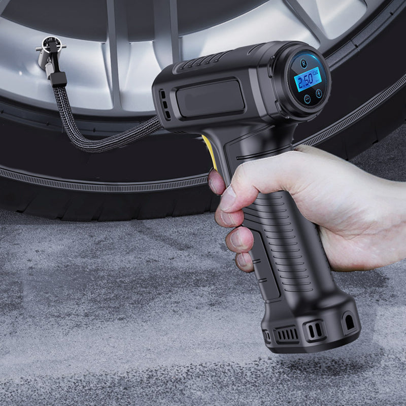 💎 55% DE RÉDUCTION + livraison gratuite 💎 Compresseur d’Air Portable Sans Fil avec Affichage Numérique – Gonflage Rapide, Préréglage Intelligent & Lampe LED 🔋🚗