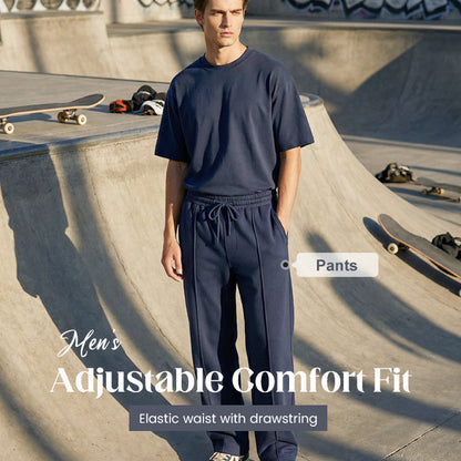 💨Pantalon Droit Homme ✅ Taille Élastique & Cordon Ajustable | Confort Décontracté 👖 -50% AUJOURD’HUI 🔥