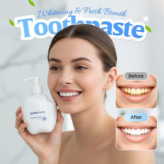 🦷 Rire de la vie 🔥| Dentifrice blanchissant et haleine fraîche au bicarbonate de soude