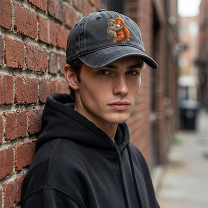 🔈56 % DE RÉDUCTION🧢Casquette de baseball vintage à imprimé animal mignon