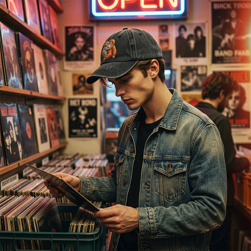 🔈56 % DE RÉDUCTION🧢Casquette de baseball vintage à imprimé animal mignon