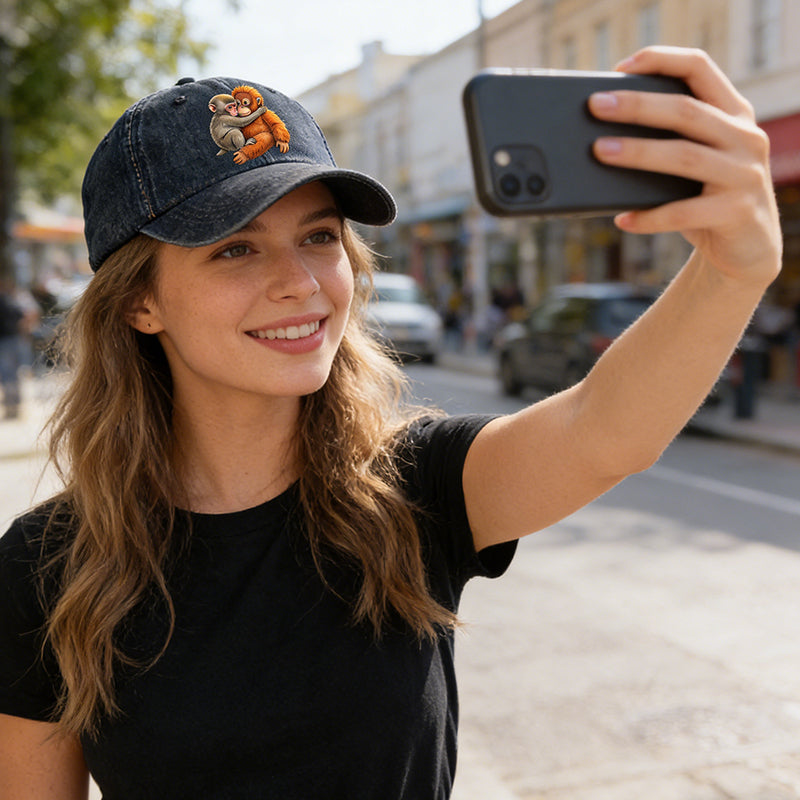 🔈56 % DE RÉDUCTION🧢Casquette de baseball vintage à imprimé animal mignon