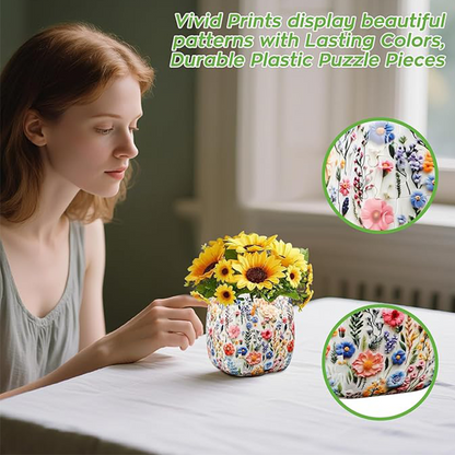 🎑✨56%  DE RÉDUCTION !🎑 Vase puzzle 3D