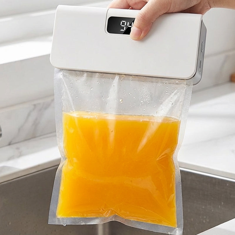 🧷 56 % de réduction 🔥 Mini scelleuse de sacs rechargeable 2 en 1 avec cutter