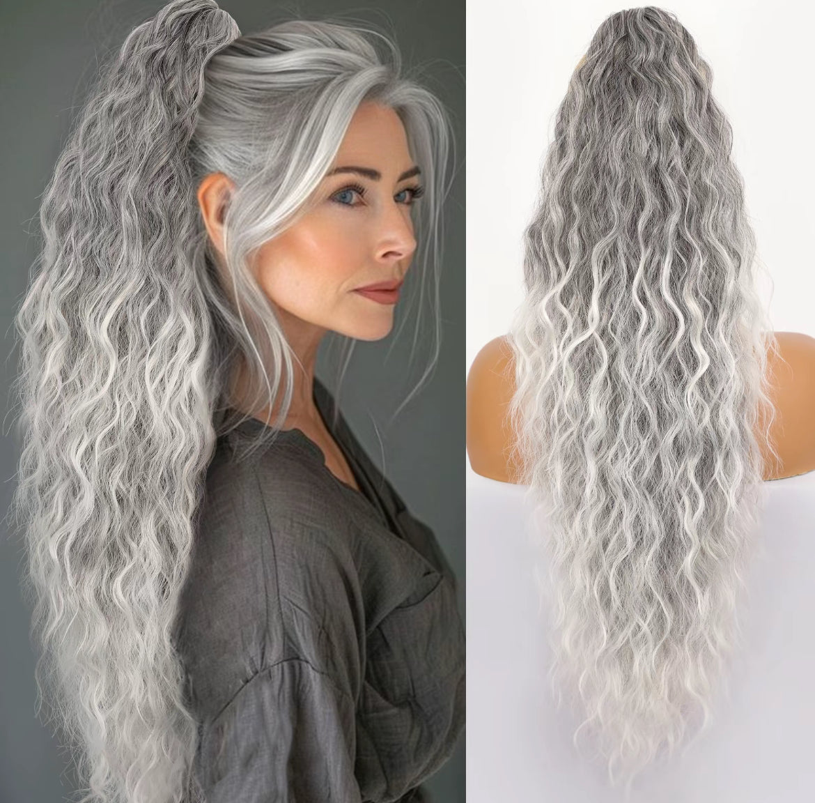 💁‍♀️ Queue de cheval volumineuse instantanée – Effet salon en 30 secondes | -66% ⚡