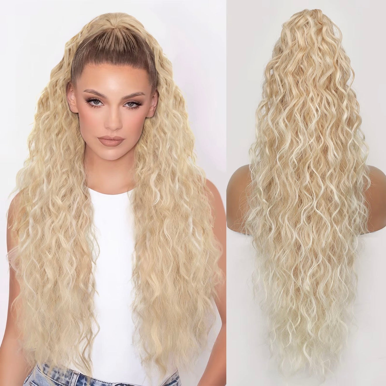💁‍♀️ Queue de cheval volumineuse instantanée – Effet salon en 30 secondes | -66% ⚡
