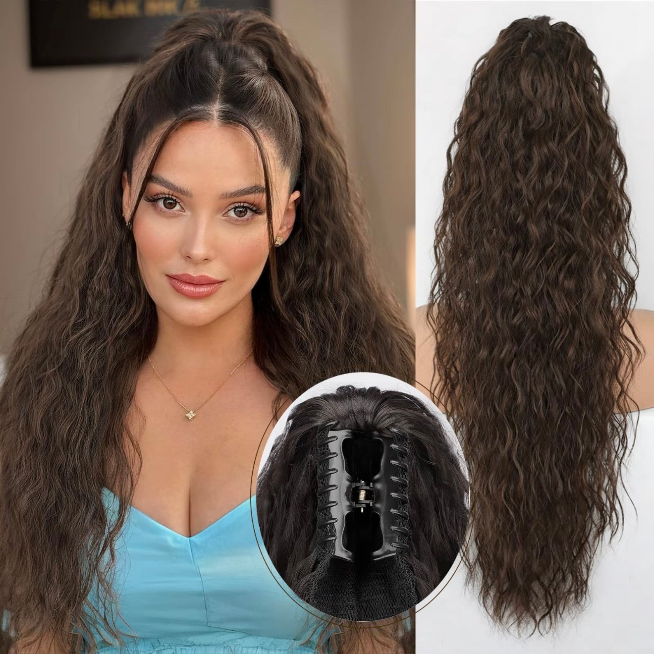 💁‍♀️ Queue de cheval volumineuse instantanée – Effet salon en 30 secondes | -66% ⚡
